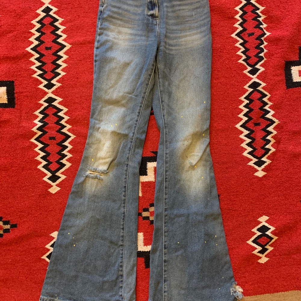 Lee High Rise Flare Free People